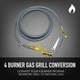 thumbnail image 3 of Kenmore Natural Gas Conversion Kit 10 ft  for 4-Burner Grill with Searing Side Burner, 3 of 4