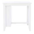 thumbnail image 2 of Linon Nico Wood Counter Height Wood Space Saving Table 3 Shelves in White Paint, 2 of 10