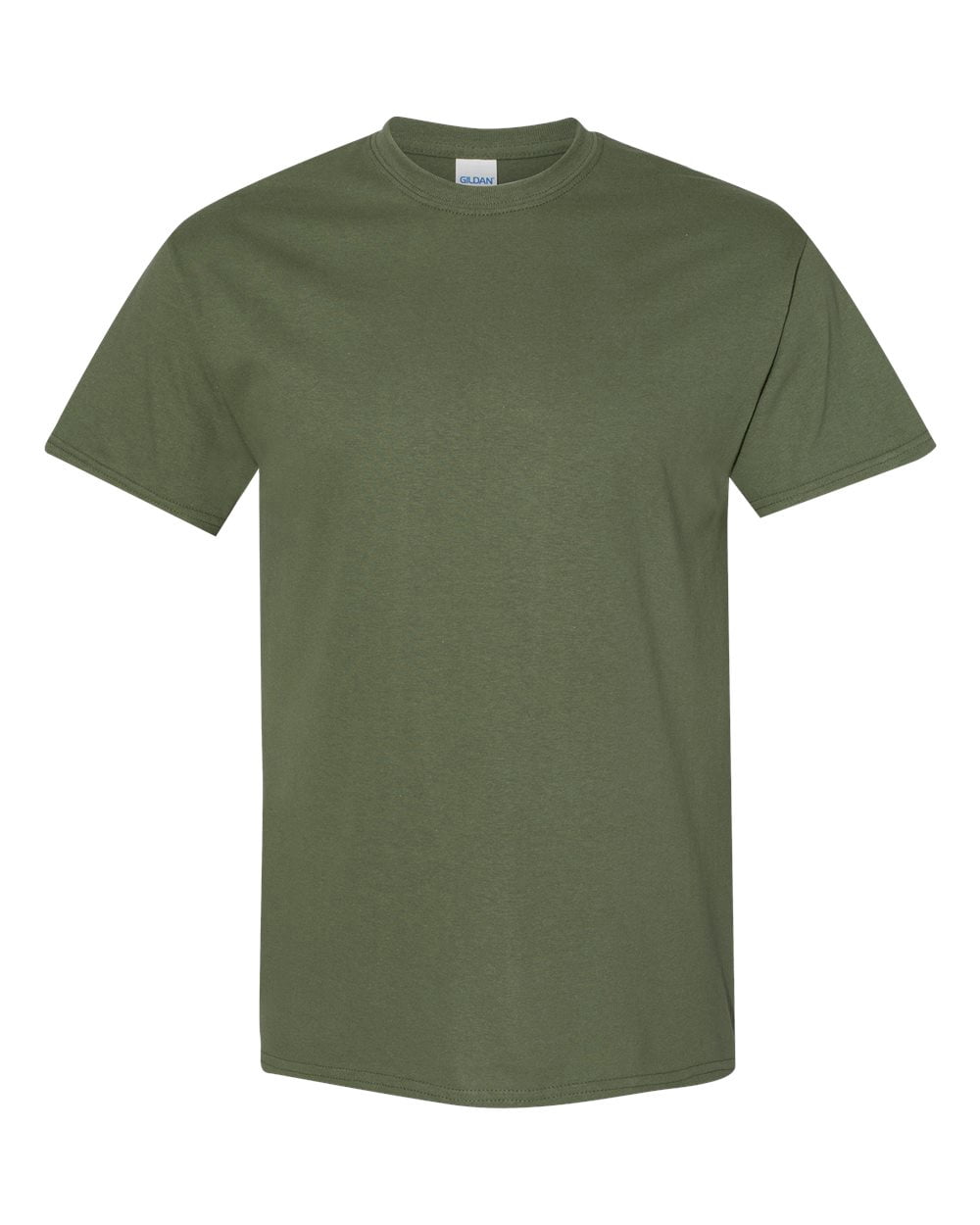 T-Shirt en Coton Épais, 3TG, Vert Militaire