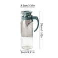 thumbnail image 3 of Glass Water Jug Pitcher,Heat Resistant Beverage Container Carafe,Leak Proof Lid Large Capacity Easy Clean Design Glass Water Jug Pitcher,Suitable For Tea Juice Milk Serving Glass Water Jug Pitcher, 3 of 6