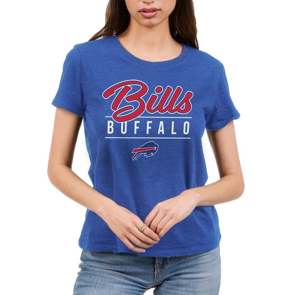 Junk Food clothing x NFL - Buffalo Bills - Fan Favorite - Womens Lightweight Short Sleeve Fan Shirt - Size Small
