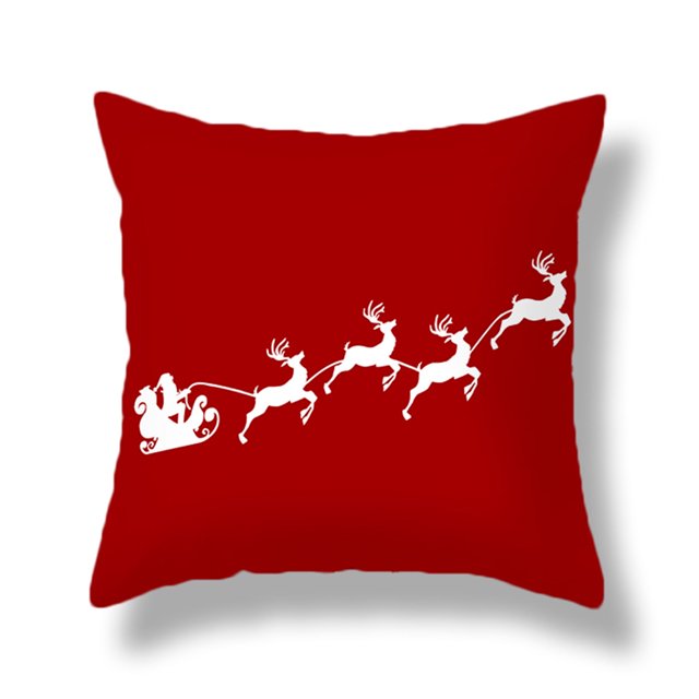 Jusqu'à 65 % de Rabais SMihono Housse de Coussin pour Canapé-Lit de Noël Décoration Maison