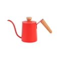 thumbnail image 1 of GUOOL Coffee Kettle, Gooseneck Teapot, Stainless Steel Long Narrow Drip Coffee Kettle, red, 1 of 9
