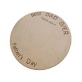 thumbnail image 2 of Tong “ Wooden Handprint Keepsake For Father’s Day Create Lasting Memories With Dad And Child’s Handprints Perfect For Dad!”, 2 of 6