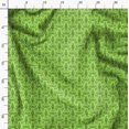 thumbnail image 3 of Soimoi Poly Georgette Fabric Palmette Damask Print Fabric by the Yard 52 Inch Wide, 3 of 6