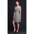thumbnail image 3 of Bimba Robe Soleil Mini à Taille Smockée Géométrique pour Femmes Imprimée Tenue de Fête d'Été pour les Vacances - Très Petit, 3 of 5