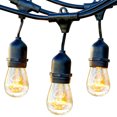thumbnail image 1 of Brightech Ambience Pro Edison Guirlandes Lumineuses Extérieures Étanches Blanches, 48 Pieds, 1 of 10