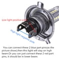 thumbnail image 2 of Labymos H4 9003 HB2 80W 8000LM 8000K LED Headlight Bulbs Kit Fog Light Kit High, 2 of 8