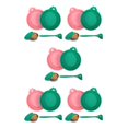 thumbnail image 2 of Langgg Sealed Preservation Cap With Convenient And Portable Canned Lid Easy To Clean Cute Practical green+spoon+pink 5Set, 2 of 6
