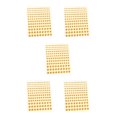 thumbnail image 3 of Wweixi Eye Face Gems Rhinestone Stickers Beads No Glue Eyebrow Rainbow Makeup Jewelry Accessory DIY Decorations Wedding Yellow 5Set, 3 of 6