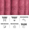 thumbnail image 4 of Napperons pour Table Ronde Tissu Cuir Napperon de Table Rond Tapis de Repas Double Face Hôtel Maison Tapis de Cuisine Occidentale Tapis de Bol Napperons Ronds, 4 of 6