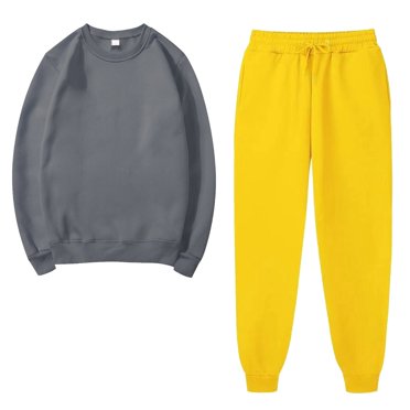 Besolor Womens Sweatsuits 2 Piece Outfits Casual Crewneck Pullover Sweatshirt and Sweatpants Workout Sets Tracksuits