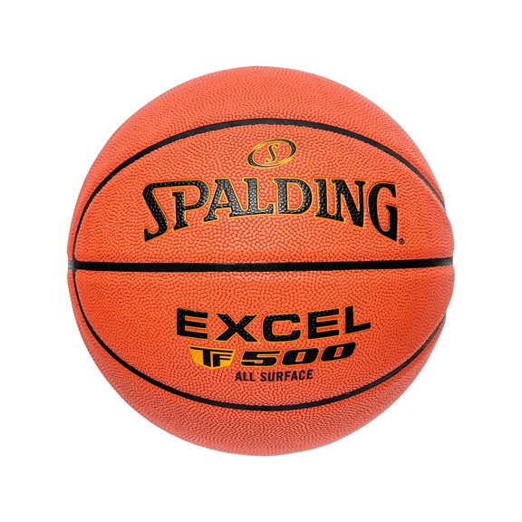 Spalding TF-500 EXCEL Ballon de Basketball Toutes Surfaces - Ballon de Basketball Composite Intérieur/extérieur