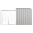 thumbnail image 2 of vidaXL Chicken Cage Grey 200x91x100 cm Galvanised Steel, 2 of 4