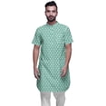 thumbnail image 1 of Atasi Kurta Imprimée pour Hommes Col Mandarin Coton Cambric Chemise Kurta Décontractée, 1 of 1