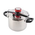 thumbnail image 1 of Stainless Steel Pressure Cooker, 5L/6L/8L Stovetop Pressure Canner With Easy Lock Lid, Gas & Induction Compatible Rice Cooker Explosion Proof Pressure Pot For Home, Commercial, 1 of 8