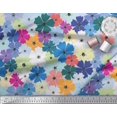 thumbnail image 3 of Soimoi Velvet Fabric Artistic Flower Printed Fabric 1 Yard 58 Inch Wide, 3 of 3