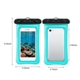 thumbnail image 3 of Chmadoxn Mobile Phone Case Touching Screen Diving Swimming Mobile Phone Pouch 30 Meters IPX8 Suitable For Mobile Phones Under 7. Inches 2pcs phone waterproof pouch, 3 of 9