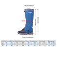 thumbnail image 3 of eccomum Guêtres de Jambe Imperméables Ajustables - Guêtres à Déchirure pour Bottes de Neige pour la Raquette, la Randonnée et le Ski en Plein Air, 3 of 7