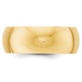 thumbnail image 2 of Alliance de Mariage Demi-Ronde 14k 8 mm Taille 5,5, 2 of 3