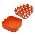 thumbnail image 4 of yuksok Microwave Bacon Cooker Silicone Bacon Rack for Oven for Air Fryer Bacon Tray Bacon Rack and Tray, 4 of 9