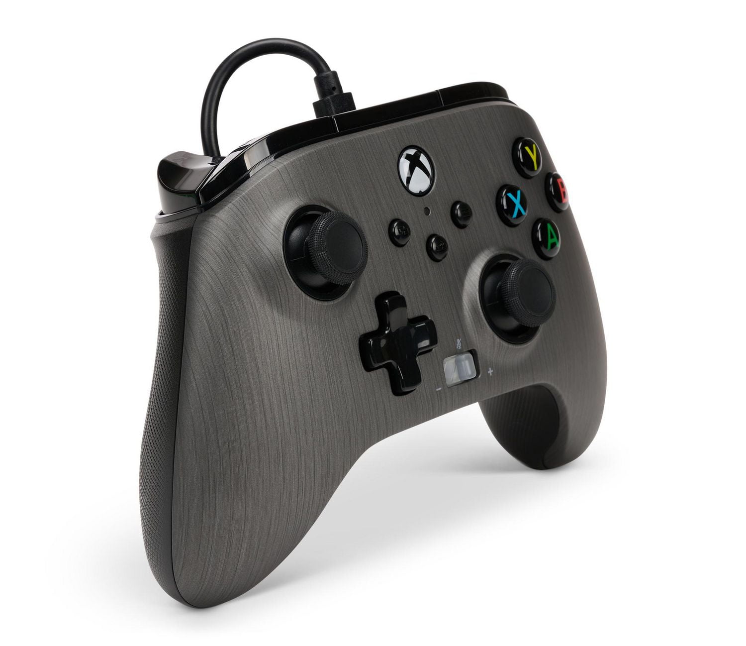 Manette filaire améliorée PowerA pour Xbox Series X|S - Brushed Gunmetal