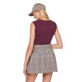 thumbnail image 3 of No Boundaries Women's Seamless Cap Sleeve Bodysuit, 3 of 6