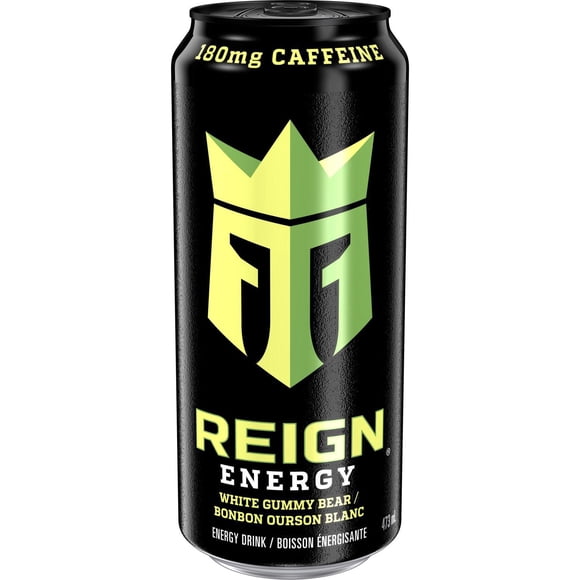 REIGN, White Gummy Bear, 473mL, can