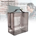 thumbnail image 4 of Mini ITX Computer Case with Handle, Panoramic Transparent Arcylic PC Case, Hollow 360 Degree Open Hollow Airflow, DIY Desktop Computer Chassis for Gaming Workstation, 4 of 7
