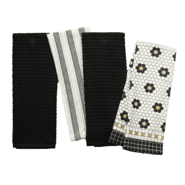 Thyme & Table Kitchen Towels, Pennytile, 4 Pack Set
