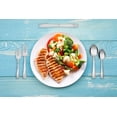 thumbnail image 3 of Mainstays Swirl 48 Piece Stainless Steel Flatware and Organizer Tray Set, Silver, Service for 8, 3 of 7