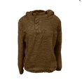 thumbnail image 4 of PVCS Womens Warm Faux Coat Jacket Winter Zipper Solid Long Sleeve Sweatshirt, 4 of 4
