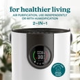thumbnail image 3 of Homedics 2-in-1 Cool Mist Humidifier & Air Purifier – Humidifies & Purifies Air, Digital Air Quality Sensor, Auto Mode, Stylish Tower Design, Ideal for Medium-Large Rooms, 3 of 8