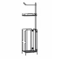 thumbnail image 2 of Birdeem Bathroom Storage Rack, Toilet Paper Holder Freestanding with Shelf for Towels and Phone, Compact Organizer for Bathroom or Laundry Room, Dimensions 5.9x5.9x26 Inches, 2 of 9