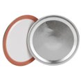 thumbnail image 4 of 24 Pcs Mason Jar Lid, Stainless Steel Container Lid Glass Jars Containers Lid Replacement Cover Reusable Jar Cover Lid Sealing Canning Jar Lids for Regular Wide Mouth Jar, 4 of 7