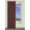 thumbnail image 1 of North Home Ivy 56 by 96-Inch Drape with Grommet Top, Burgundy, 1 of 3