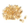 thumbnail image 4 of HILABEE 100 Pcs/Ensemble Perles pour Barbe Poignets de Dreadlocks Tresses pour Cheveux Tubes s. 100 Pcs Or, 4 of 7