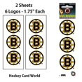 thumbnail image 1 of Boston Bruins 1.75" Logo Stickers Decal (Pack of 2 Sheets), 1 of 1