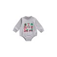 thumbnail image 2 of goowrom Barboteuse de Noël pour Bébé, Motifs de Dessins Animés Body Col Rond, 2 of 9