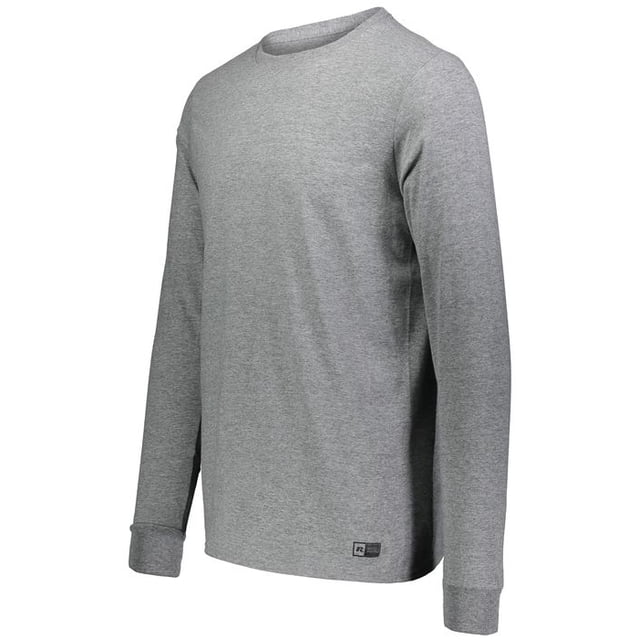 Russell Athletic Essential 60/40 Performance Long Sleeve T-Shirt, S, Oxford