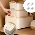 thumbnail image 3 of EGNMCR Kitchen Gadgets, Adhesive Pulley Universal Wheel, Can Be Fixed On The Bottom Of The Trash Can, The Bottom Of The Storage Box, Etc., Easy To Move (4 Pcs, Double Ball Pulleys) ball pulley, 3 of 7