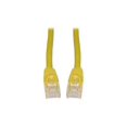 thumbnail image 1 of CableWholesale.com - Câble de Raccordement - RJ-45 (m) vers RJ-45 (m) - 2 Pi - UTP - CAT 6 - Moulé, Torsadé - Jaune, 1 of 1