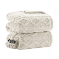 thumbnail image 1 of JoanKaren 84"X90" Electric Heated Blanket Queen,Dual Control Fast Heating Blanket with 10 Heating Level & 1-10 Hour Auto Off,White, 1 of 9