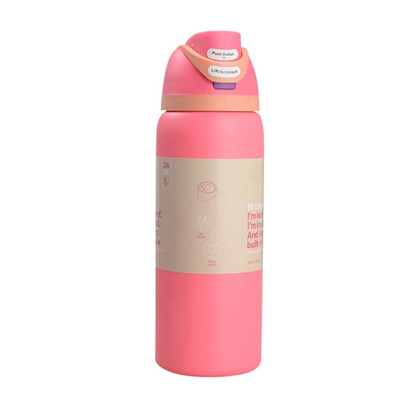 Owala Bouteille d'Eau en Acier Inoxydable 32 oz - Rose Foncé