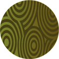 thumbnail image 1 of Ahgly Company Tapis Rond Lavable en Machine Intérieur Transitionnel Vert Olive, 4 Pieds Rond, 1 of 7