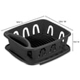 thumbnail image 2 of Sterilite Small 2 Piece Sink Set- Black, 2 of 5