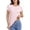 Pink, variant on BLVB Crew Neck T Shirts for Women Daily Casual Fitted Tshirt Short Sleeve Basic Tops Summer Workout Stretchy Tees