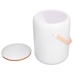 Mini laveuse, 3L Lave-linge à seau portable 2000mA 12V Lave-linge portable pour camping, ménage léger Appartement de voyage Cadeau de dorme pour ami ou famille US Bouchon[blanc]