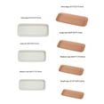 thumbnail image 2 of Indoor Outdoor Flower Pot Plant Saucer Drip Trays Resin Rectangle Plate, 2 of 7