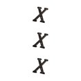 thumbnail image 1 of Youkk Iron Decoration Doorplate Durable And Rustproof Wide Application Not Easy To Fade Metal Metal Letters House Numbers B17--X 3Set, 1 of 6